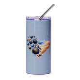 Seashell Heart Tumbler, Beach Lover Gift, Ocean Tumbler, Coastal Decor, Summer Tumbler, Travel Tumbler, Gift For Her, Beachy Tumbler - Tawshia